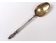 6 teaspoons solid silver silversmith Bonnescoeur Art Nouveau XIXth