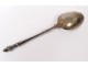 6 teaspoons solid silver silversmith Bonnescoeur Art Nouveau XIXth