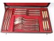 Housewife 66 pieces cutlery knives desserts Minerva Queille Henin nineteenth