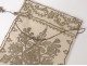 Exchange embroidery son nineteenth century silver flowers foliage