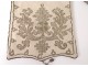 Exchange embroidery son nineteenth century silver flowers foliage