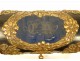 Box jewelry box Louis XIV ebony and polished brass, 18th