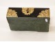 Box jewelry box Louis XIV ebony and polished brass, 18th