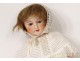 old doll United France 301 porcelain doll clothes collection XXth