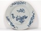 porcelain dish Company India Blue Flowers Kangxi XVIII