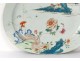 oval plate porcelain India Company China landscape eighteenth pagoda