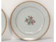 porcelain dishes pair Company India Eighteenth pink flowers family