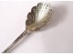 Teaspoon salt solid silver Minerva shell nineteenth century Napoleon III