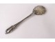 Teaspoon salt solid silver Minerva shell nineteenth century Napoleon III