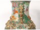 Chinese porcelain vase Canton phoenix characters butterflies nineteenth century