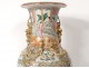 Chinese porcelain vase Canton phoenix characters butterflies flowers nineteenth