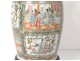 Chinese porcelain vase Canton phoenix characters butterflies flowers nineteenth