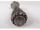 Seal Silver metal stamp Vietnam bat characters twentieth trees