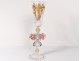 Wine glass glassware Murano Venice Italy gilt flowers nineteenth century