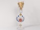 Wine glass glassware Murano Venice Italy gilt flowers nineteenth century