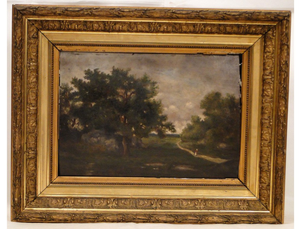 HSP Impressionist Landscape Rousseau Barbizon 19th
