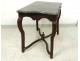 Regency console table oak carved gray marble eighteenth century