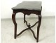 Regency console table oak carved gray marble eighteenth century