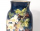 Impressionist ceramic earthenware vase Montigny sur Loing Schopin flower 19th