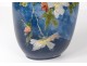 Impressionist ceramic earthenware vase Montigny sur Loing Schopin flower 19th