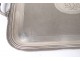 Large tray with handles Christofle silver-plated ribbons nineteenth century pearls