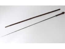 System sword cane bamboo was XIXth century