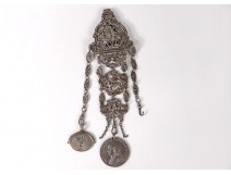 Chatelaine seal sterling silver Farmers General Napoleon 18th blazon room