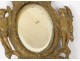 Pair of sconces Louis XIV 2 bronze mirror lights Napoleon III nineteenth