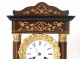 rosewood inlaid bronze columns pendulum clock Napoleon III nineteenth