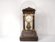 rosewood inlaid bronze columns pendulum clock Napoleon III nineteenth