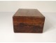 box casket Charles X rosewood inlaid satinwood nineteenth century