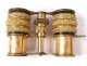 brass metal opera glasses golden Derepas Palais Royal Paris XIX