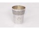 Timpani solid silver cup Minerva goldsmith Coignet Art Nouveau XIXth