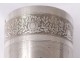 Timpani solid silver cup Minerva goldsmith Huignard Art Nouveau XIXth