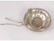 Tea strainer solid silver sterling silver 13gr Minerva nineteenth century