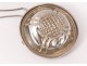 Tea strainer solid silver sterling silver 13gr Minerva nineteenth century