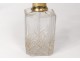 crystal perfume spray bottles carved Baccarat twentieth century