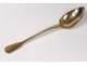 Spoon stew silver gilt crest crest Rooster Paris 91gr nineteenth