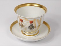 Commemorative cup Paris porcelain Legion Honor College St Louis XIX