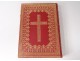 Roman Missal Mass Altar leather red morocco gilt cross Lyon 1934 XXth