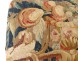 carved walnut tapestry footrest Aubusson tapestry XVIII XIX fruits