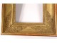 Pair small wooden Empire frames frame stuccoed golden palmettos nineteenth century