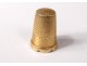 Thimble 18k solid gold eagle head Napoleon III XIXth 5,70gr thimble