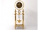 columns skeleton pendulum gilt bronze birds clock Angevin Paris XIX