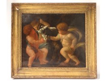 HST table young children cherubim cherubs eighteenth century painting goat