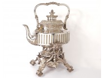 Samovar Louis XVI solid silver Minerva arms Odiot Paris 2436gr nineteenth