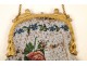 Evening handbag beaded flowers decorated 19th