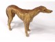 Vienna bronze greyhound dog lead Nuremberg polychrome nineteenth century