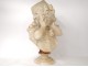 alabaster sculpture bust young child curly hair nineteenth century girl