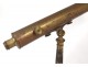 Old brass telescope Sun Son Optician Paris XIXth century